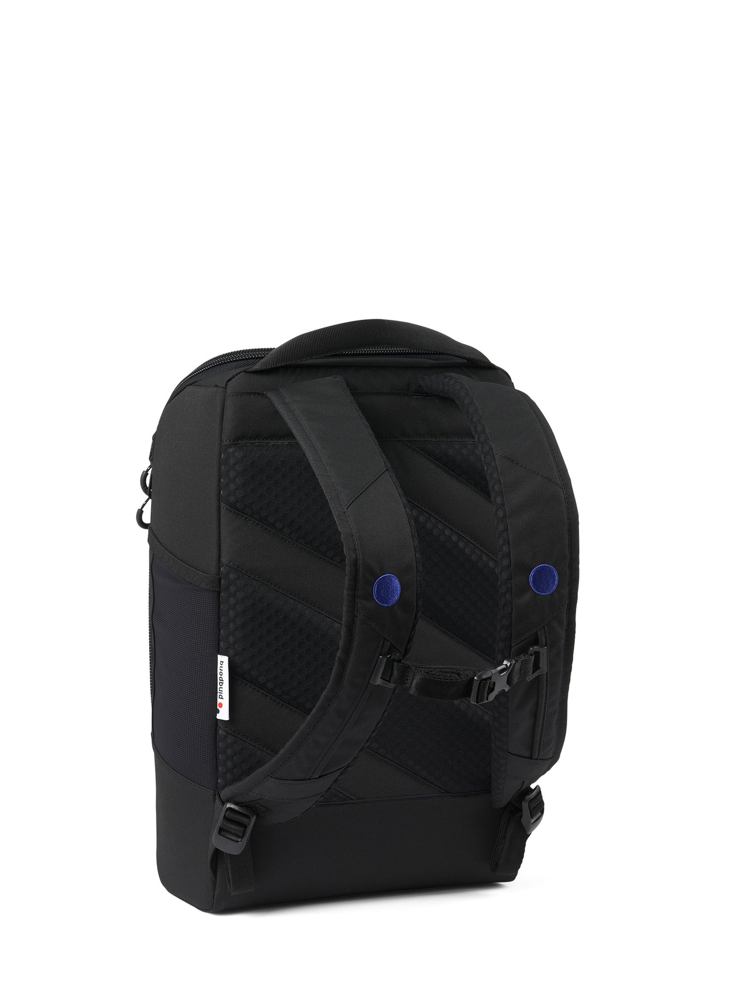 pinqponq-Cubik-Medium-Black-Poppy-Blue-Dots-back