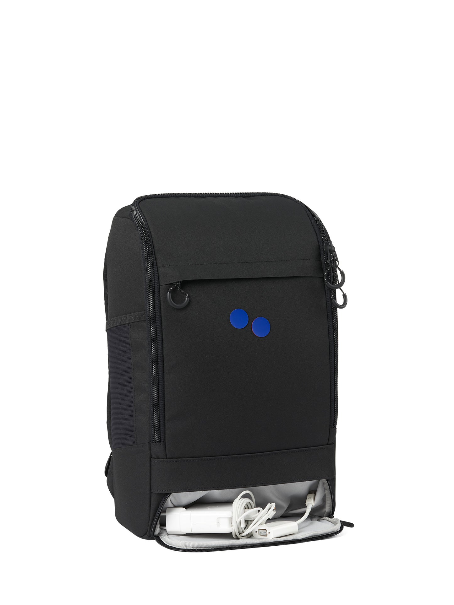 pinqponq-Cubik-Medium-Black-Poppy-Blue-Dots-front-details