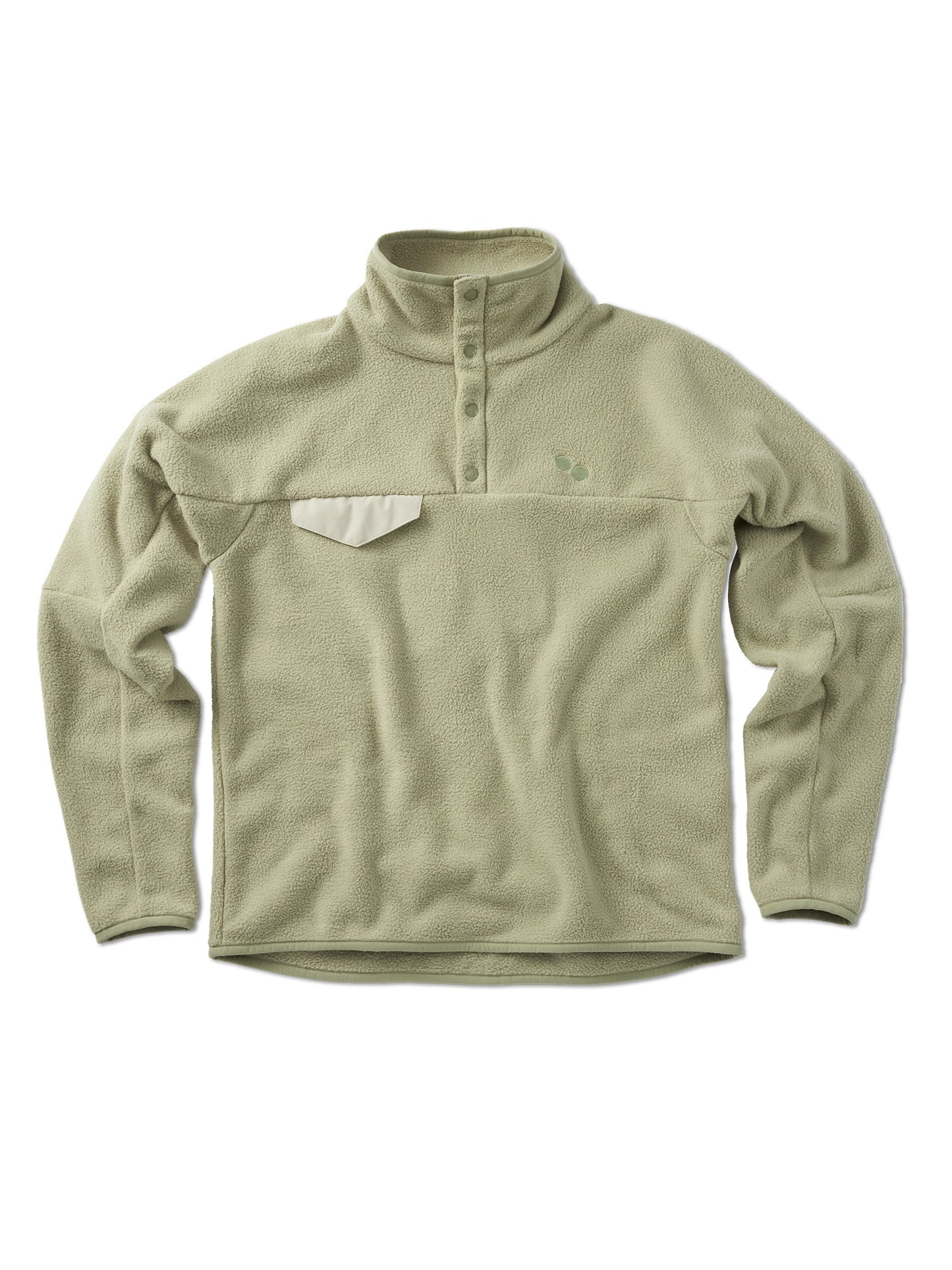 pinqponq-Fleece-Pullover-Unisex-Reed-Olive-front