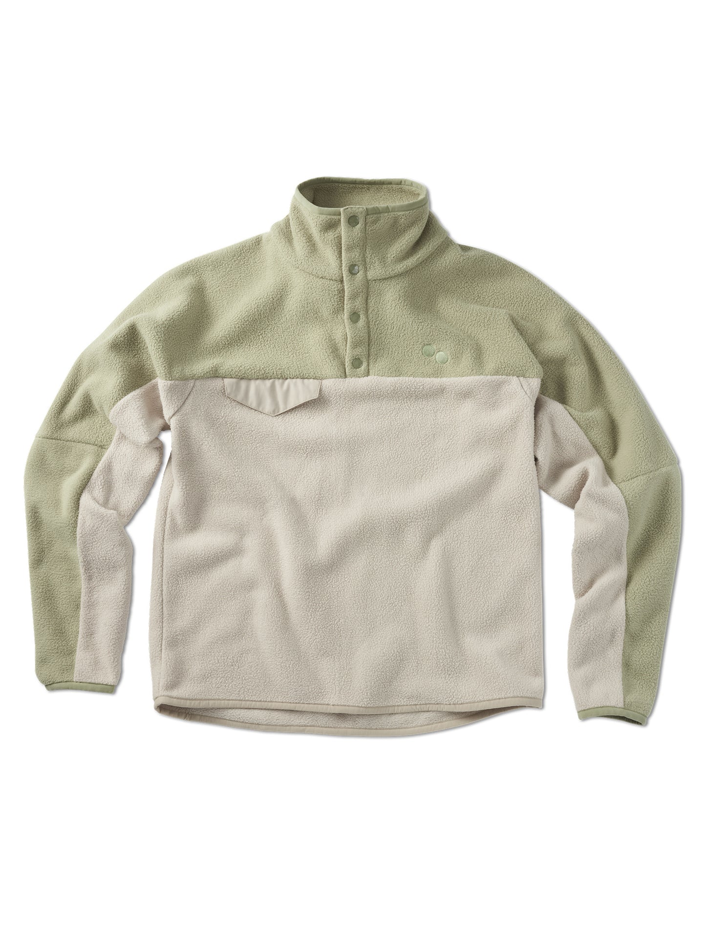 pinqponq-Fleece-Pullover-Unisex-Tune-Olive-front