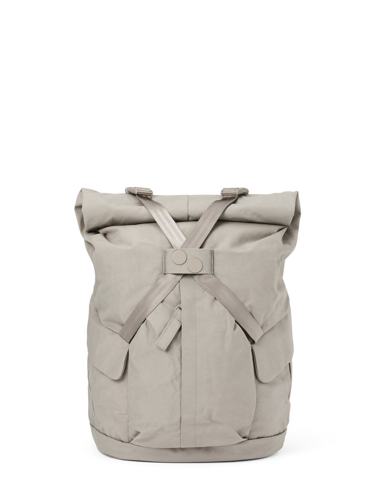 pinqponq-backpack-Kross-Crinkle-Taupe-front
