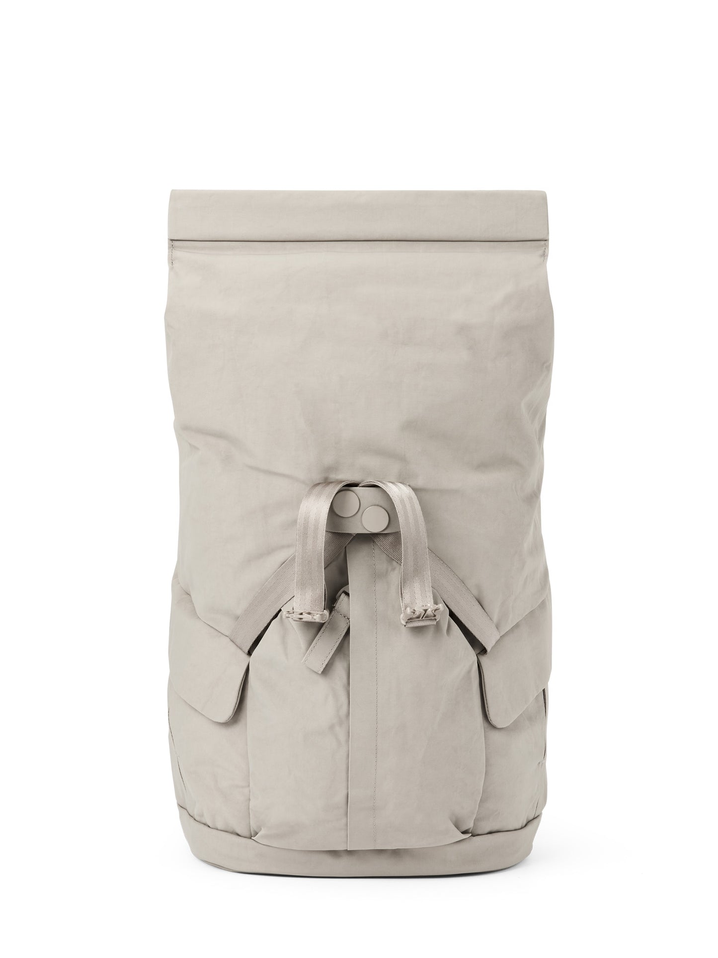 pinqponq-backpack-Kross-Crinkle-Taupe-open