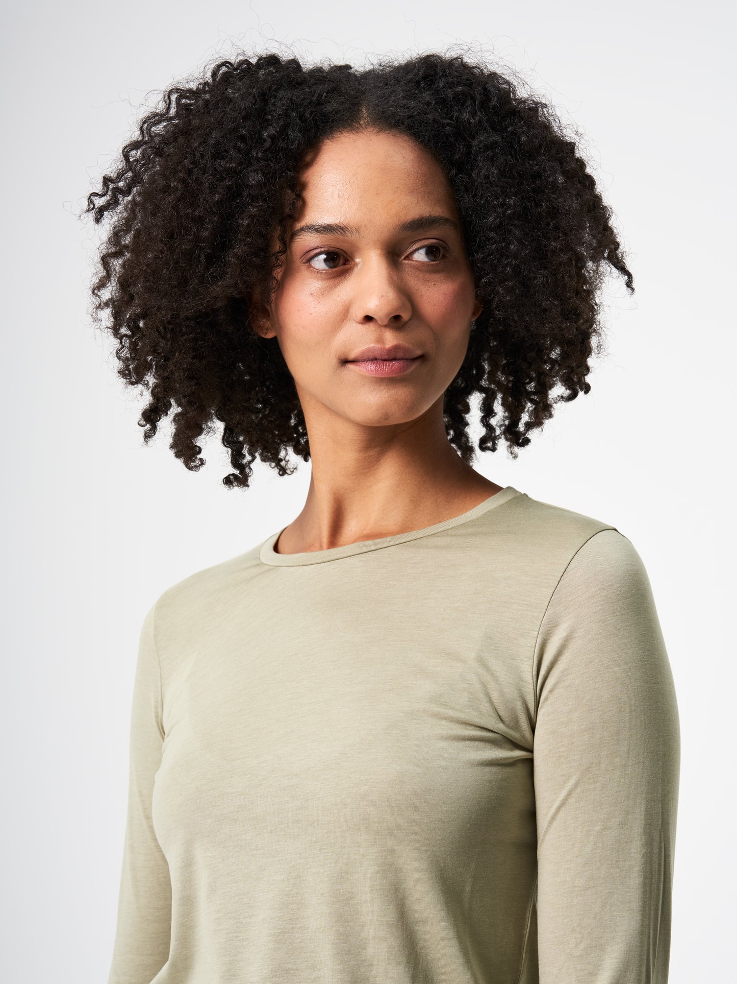 Longsleeve TENCEL™ - Wooden Olive (Female)