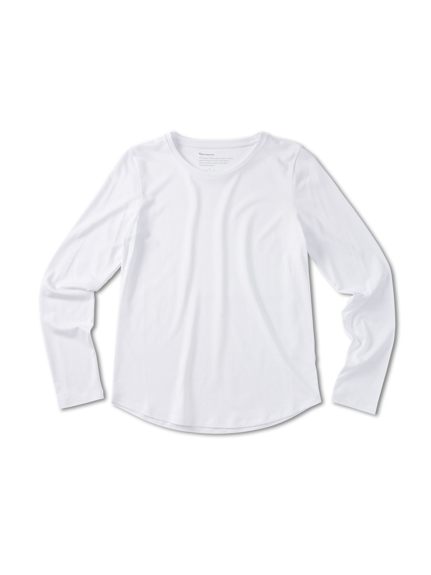 Longsleeve TENCEL™ - Wooden White (Female)