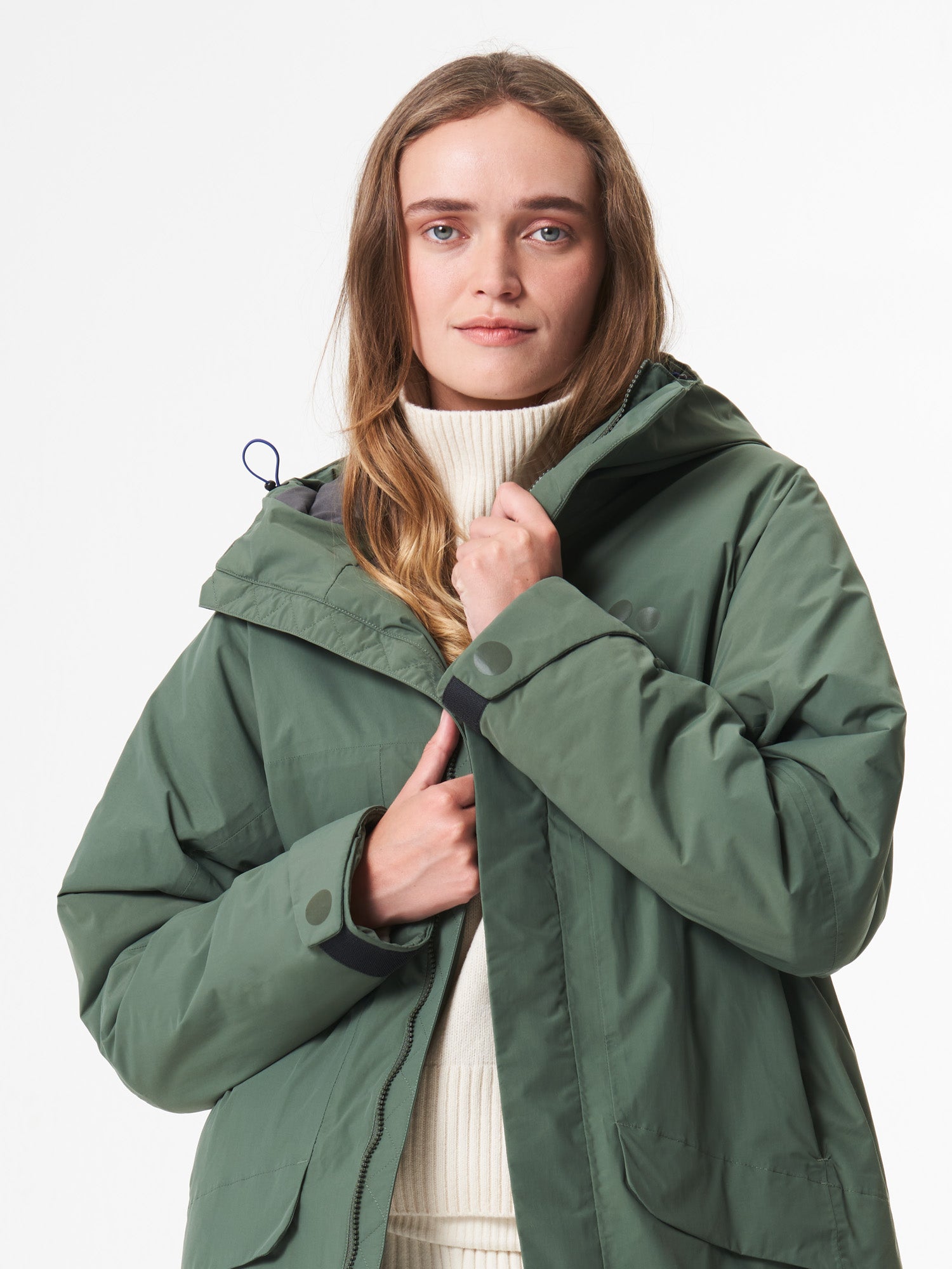 Khujo Parka Oliv Damen Winter Parka Mantel Olive Damen Khujo