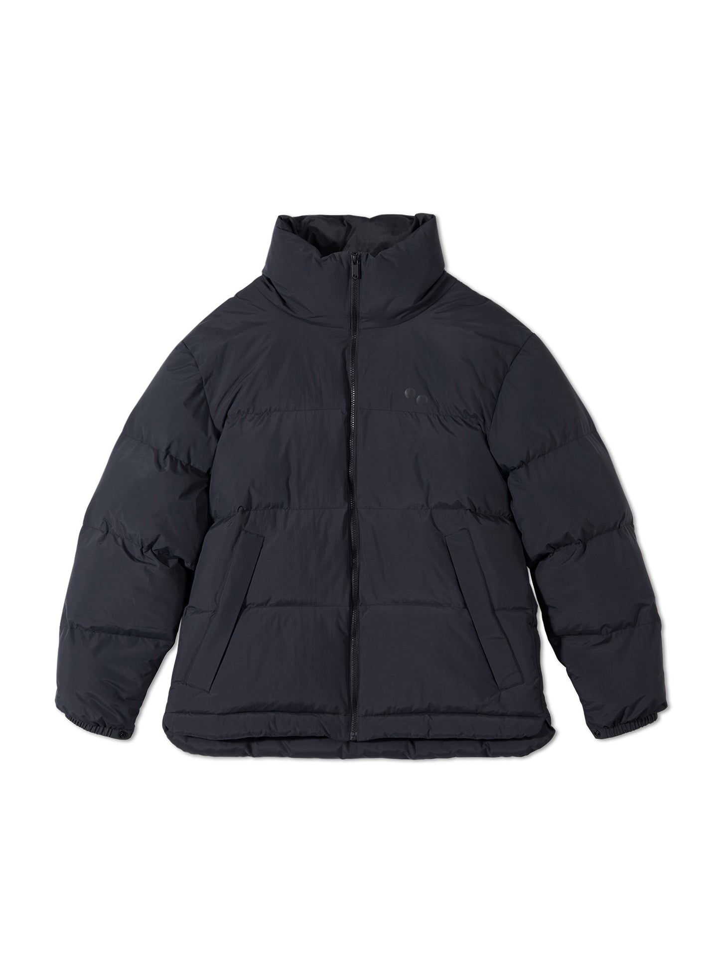 pinqponq-Puffer-Jacket-Unisex-Peat-Black-front