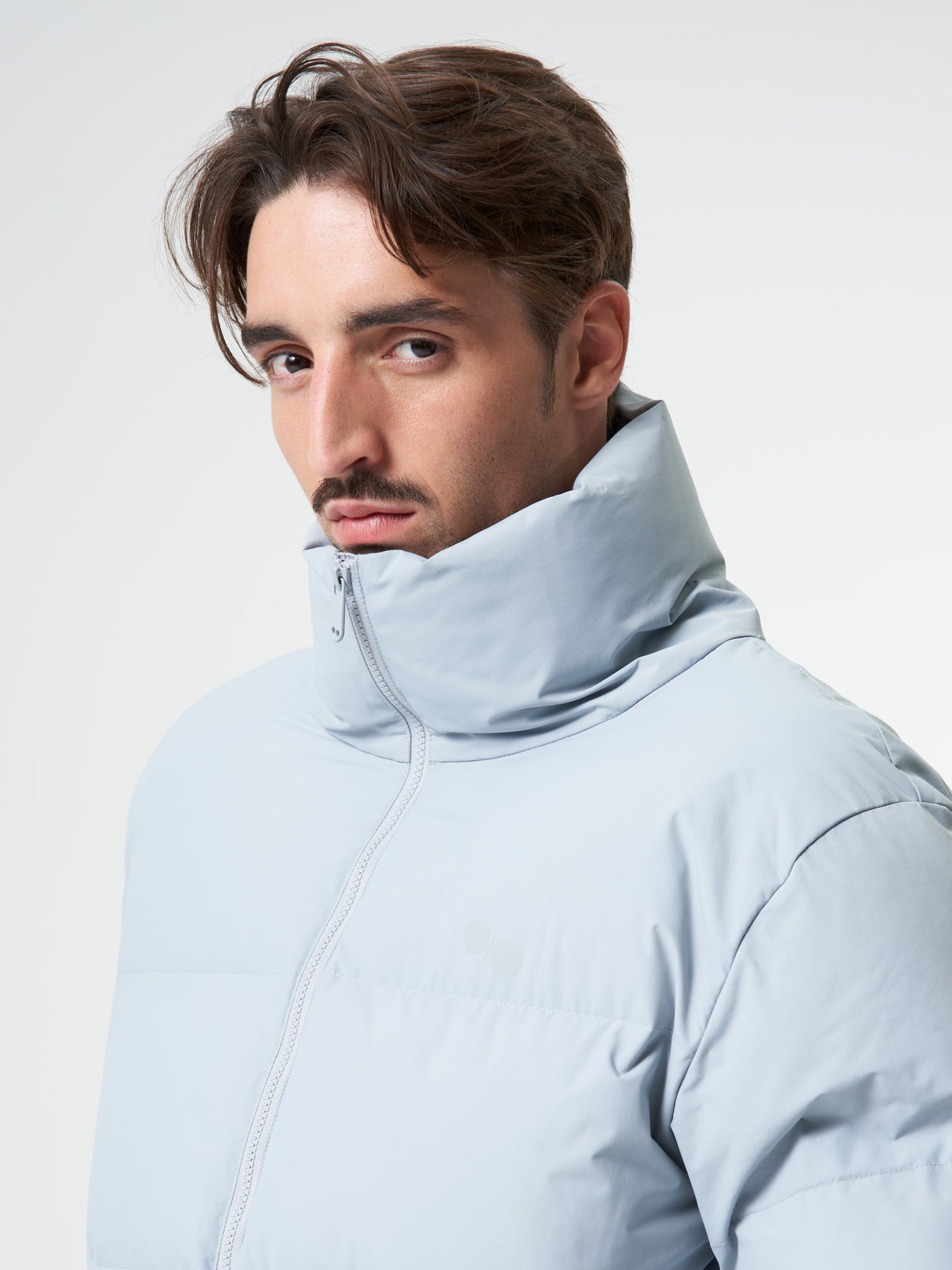 pinqponq-Puffer-Jacket-Unisex-Iced-Grey-front