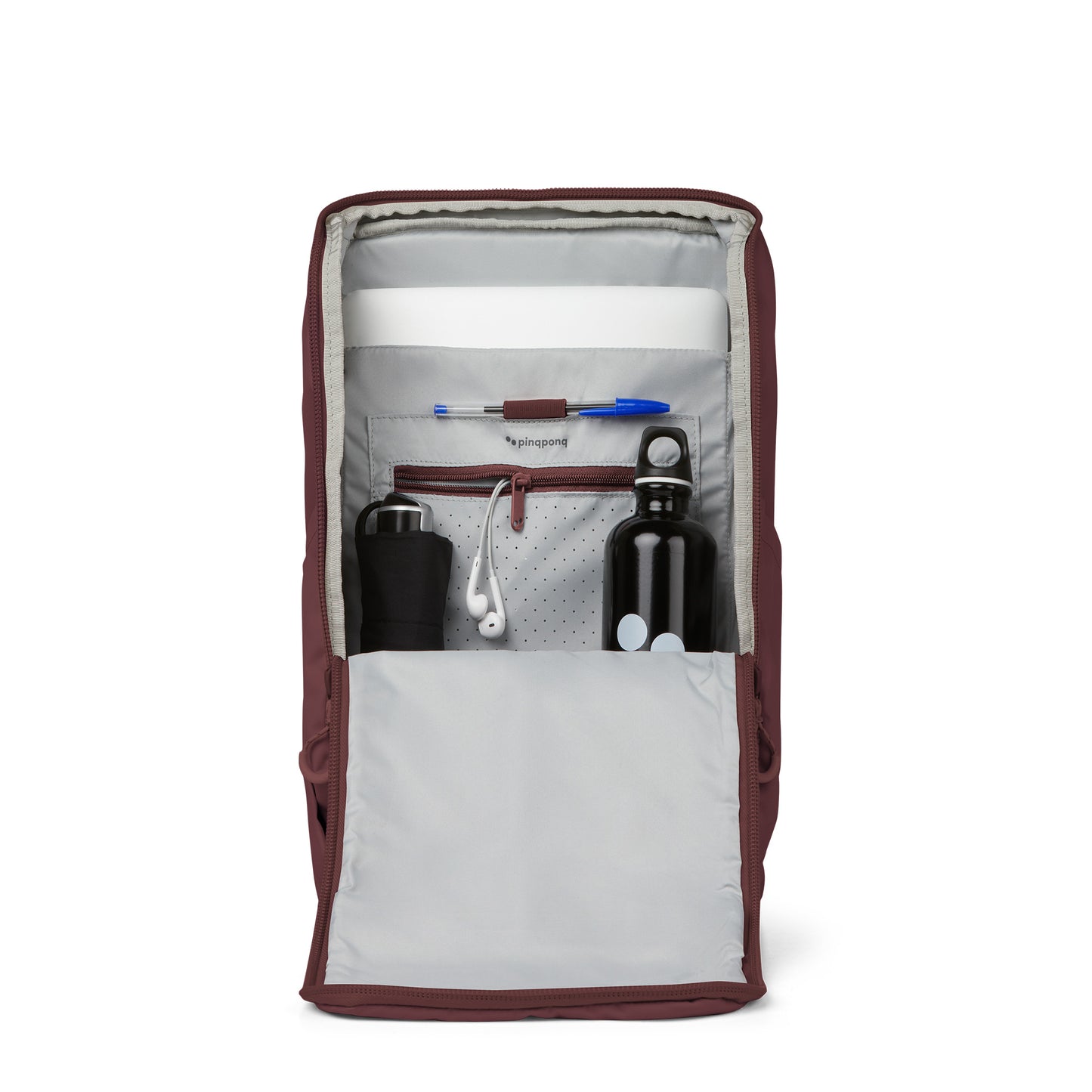 pinqponq-backpack-Purik-Pinot-Red-open