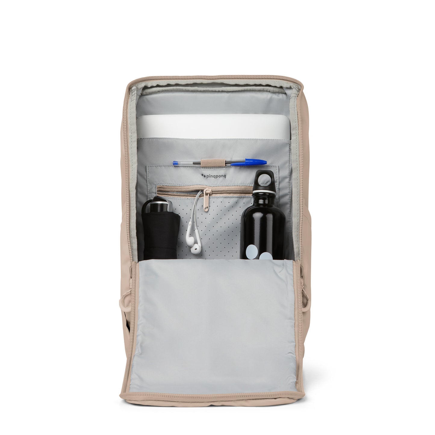 pinqponq-backpack-Purik-Caramel-Khaki-open