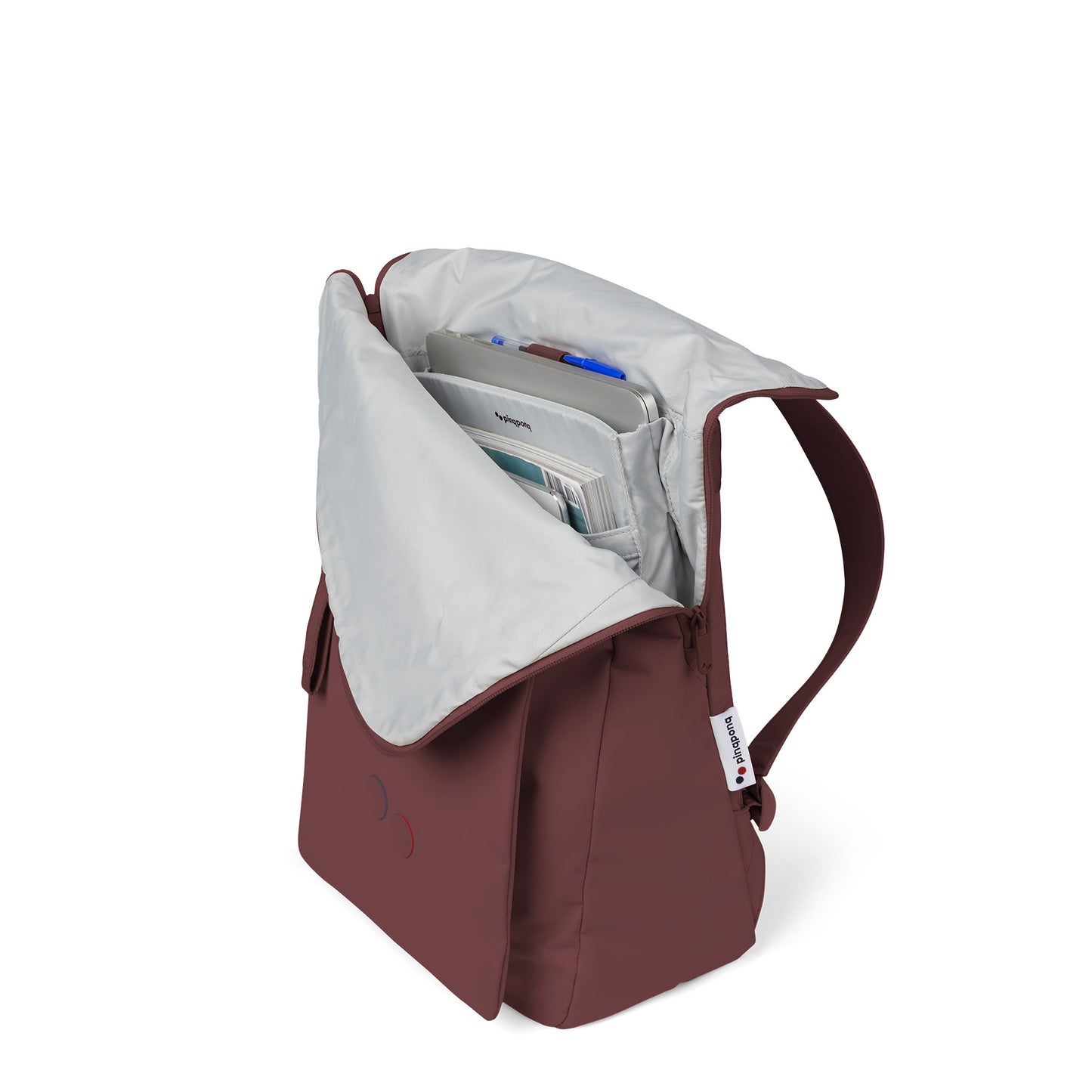 pinqponq-backpack-Klak-Pinot-Red-open