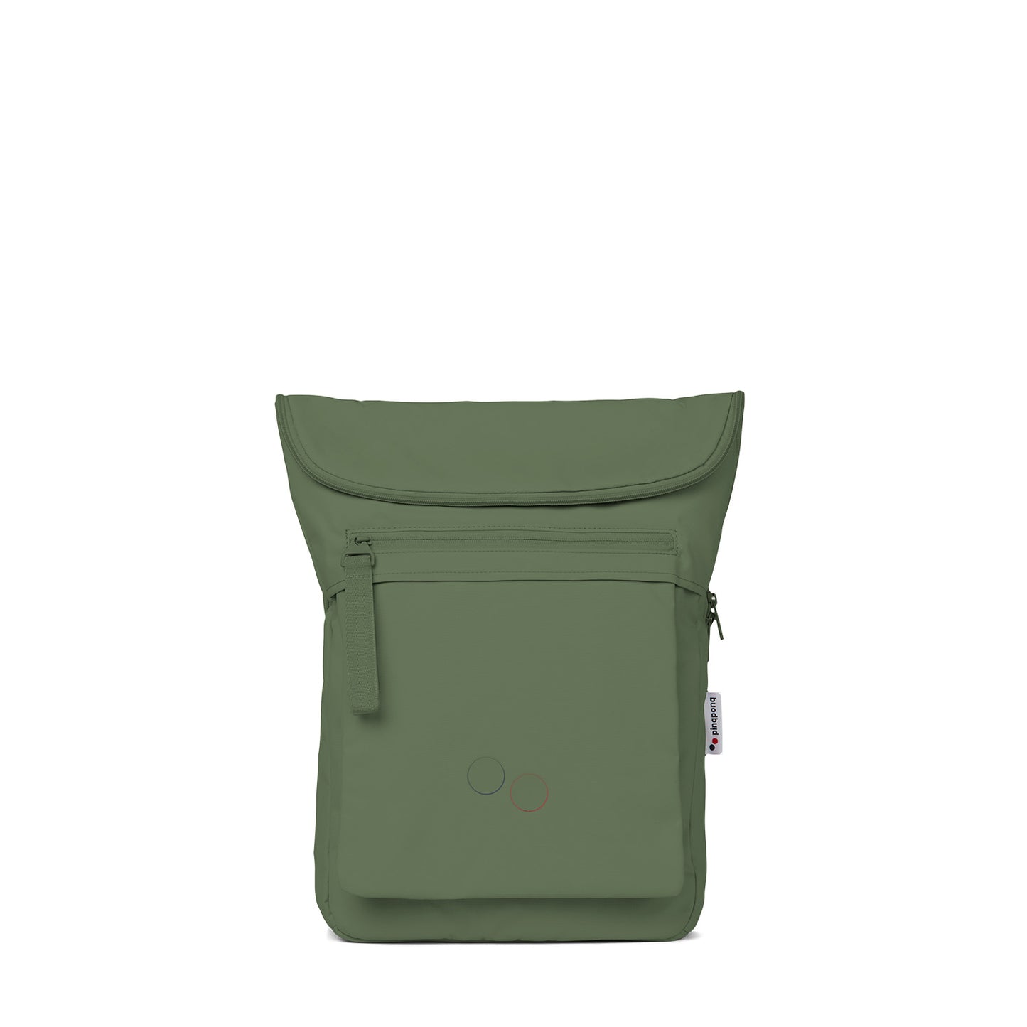 pinqponq-bakpack-Klak-Forester-Olive-front
