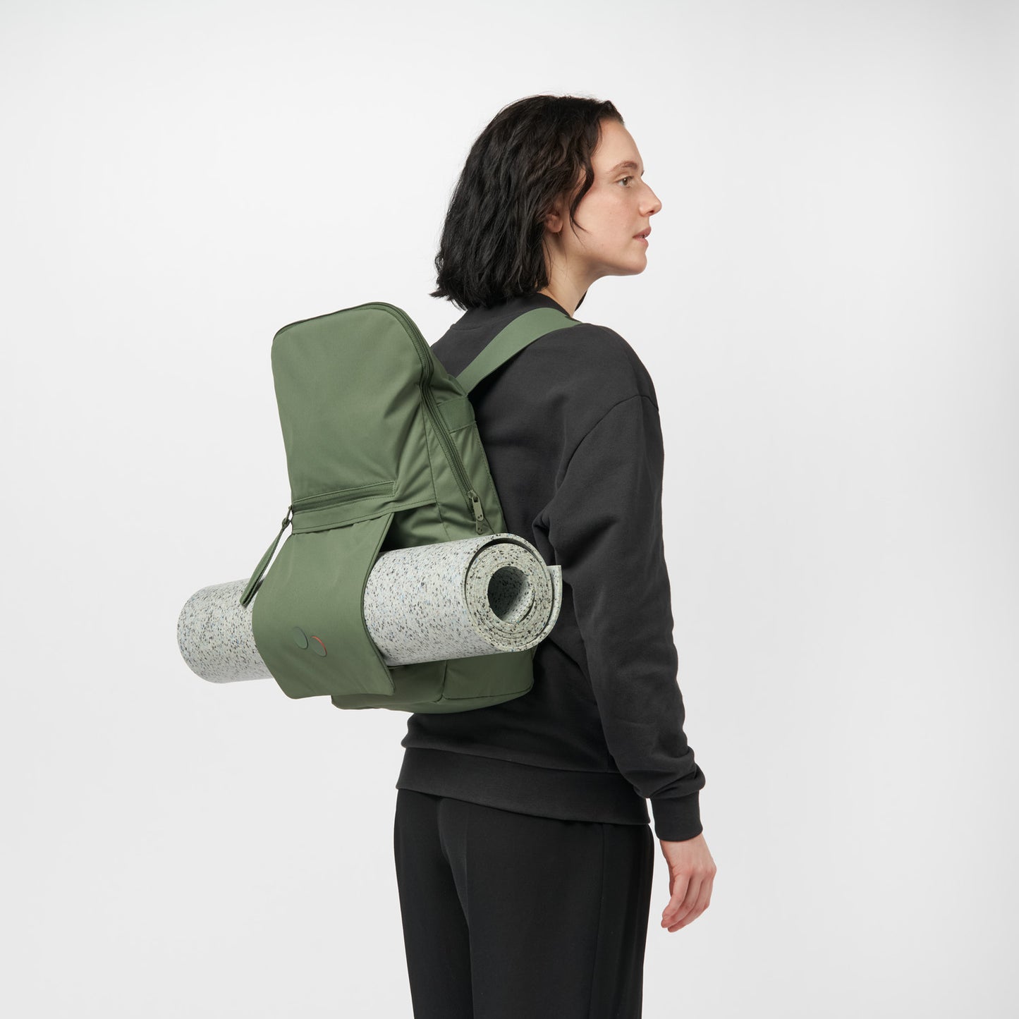 pinqponq-bakpack-Klak-Forester-Olive-detail