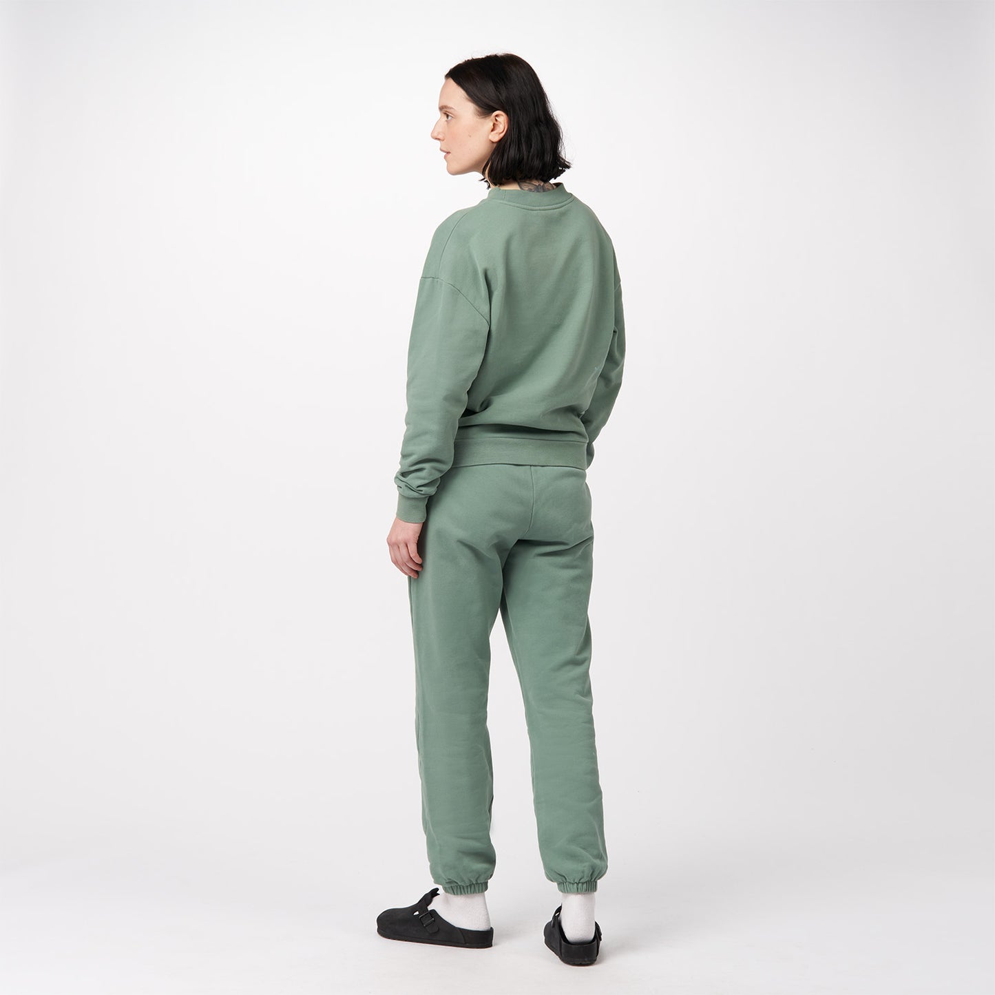 pinqponq-Sweat-Pant-Monstera-Green-model-back