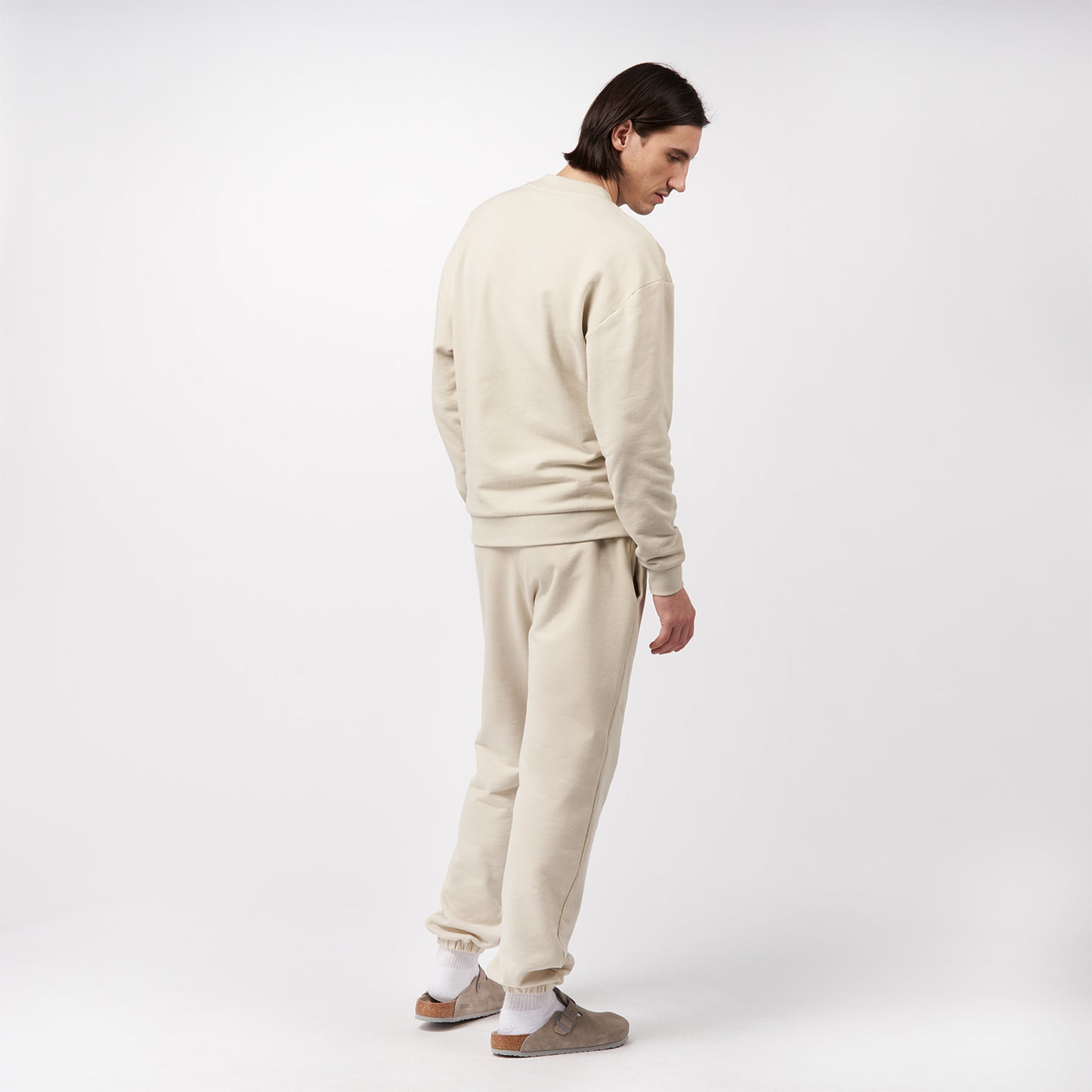 pinqponq-Sweat-Pant-Cliff-Beige-unisex-model-back