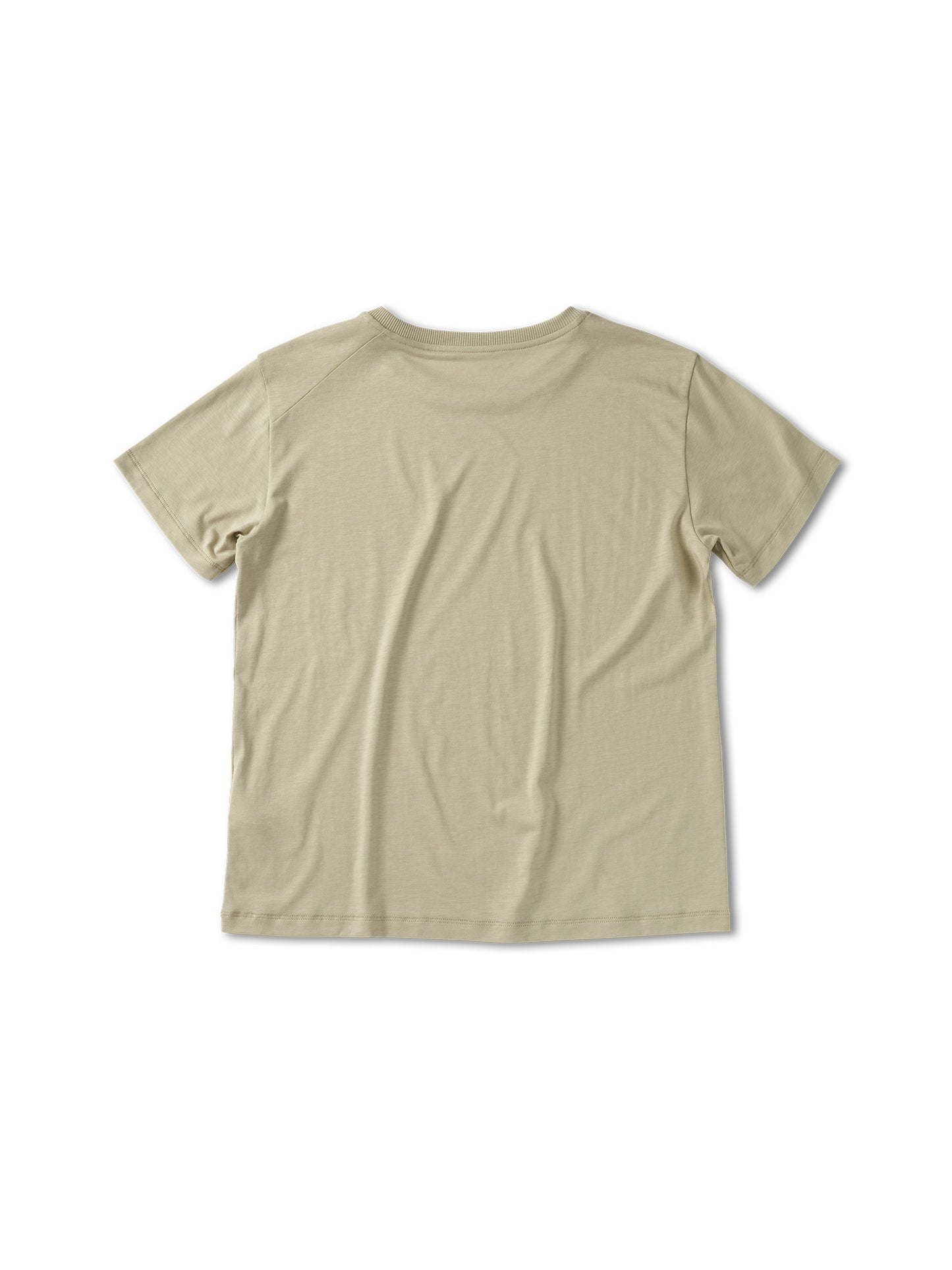 pinqponq-Tshirt-Tencel-Cotton-Women-Tone-Wooden-Olive-back