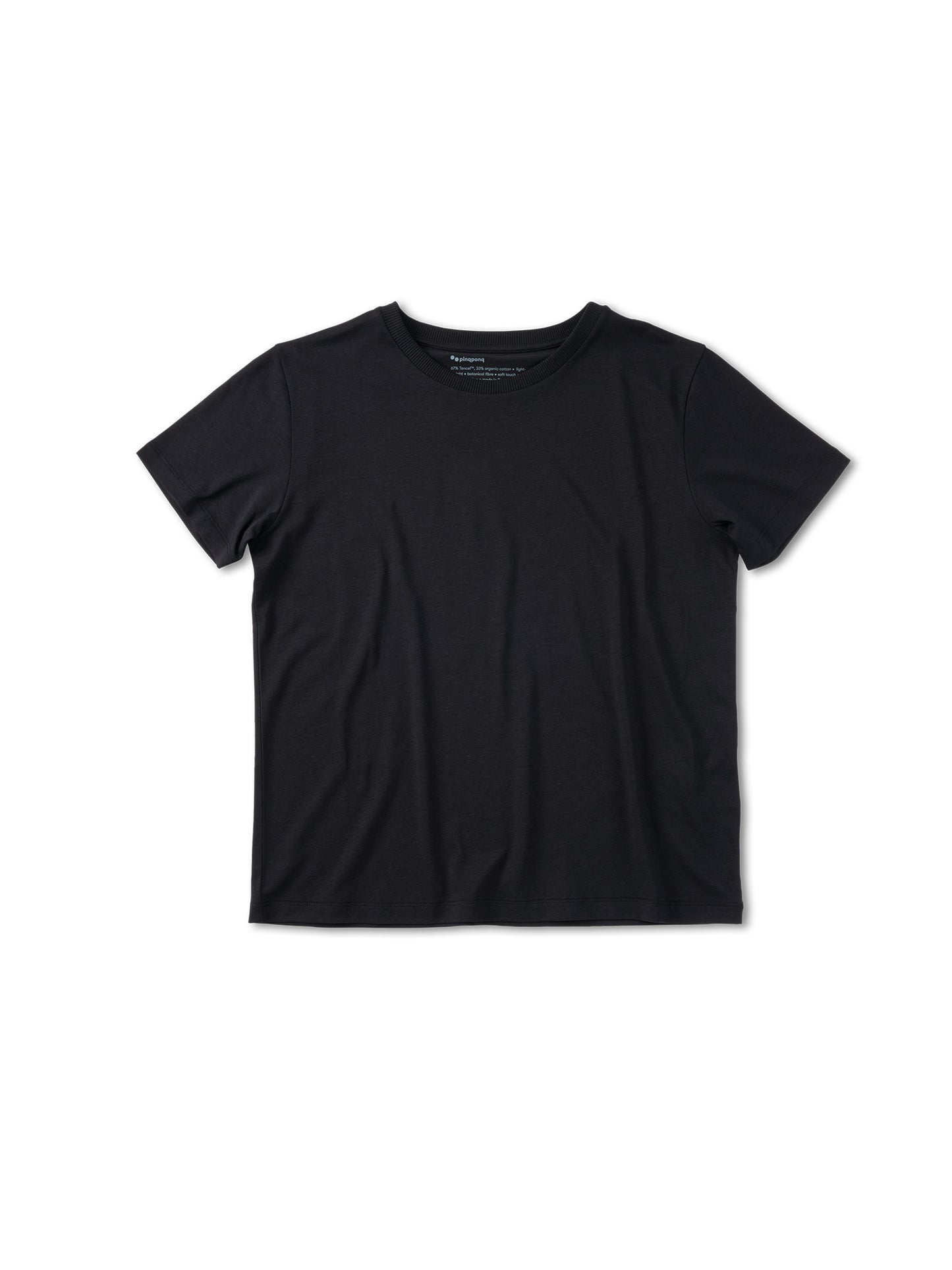T-Shirt TENCEL™ - Wooden Black (Female)